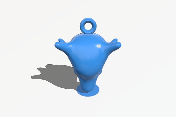 Cubone keychain | 3d print model