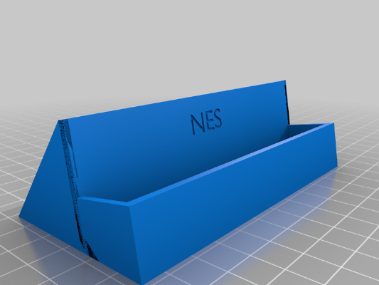 NES Game Cartridge Display Stands | 3d print model