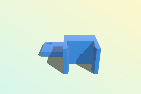 Openbeam Clip-on endstop | 3d print model