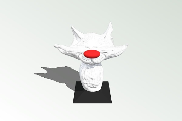 The Gaston Lagaffe Cat | 3d print model