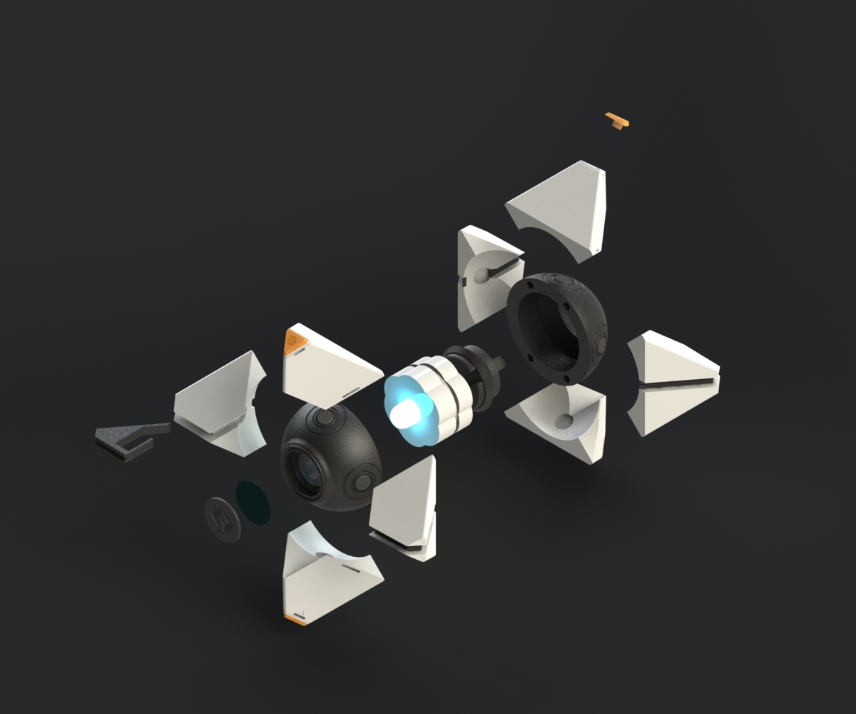 Destiny Ghost Fully Detailed Model, LED Illuminated, Fully printable