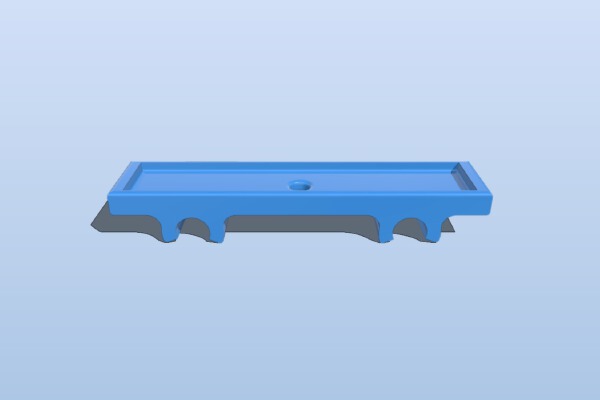 RGB LED HOLDER WS2812B & BUZZER MATEK | 3d print model