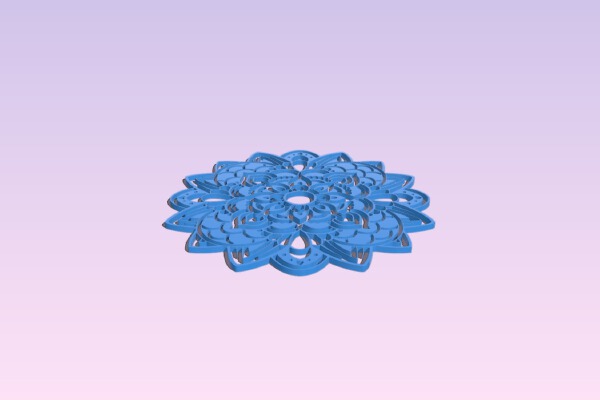 Thing ico mandala-13 | 3d print model