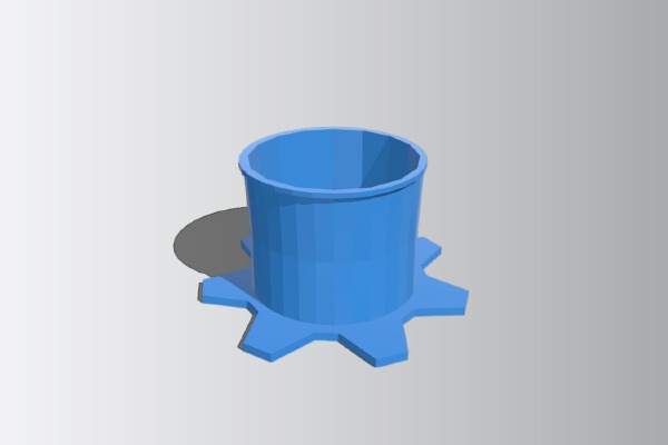Gear shaped ear plug tunnels expanders | 3d print model