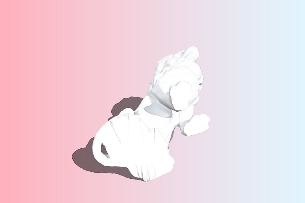 Dual Extrusion Lion | 3d print model