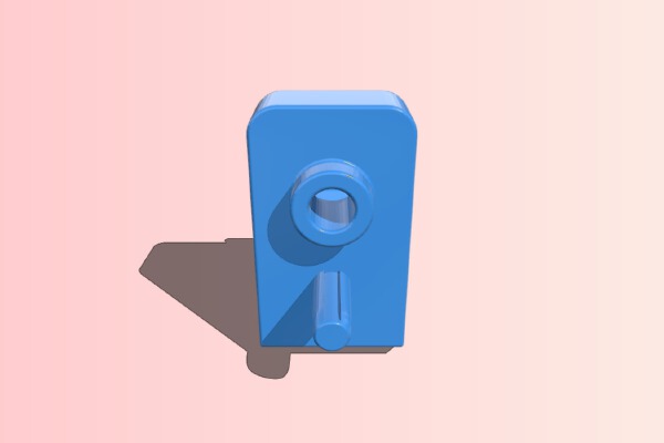Sun visor clip Grande Punto | 3d print model