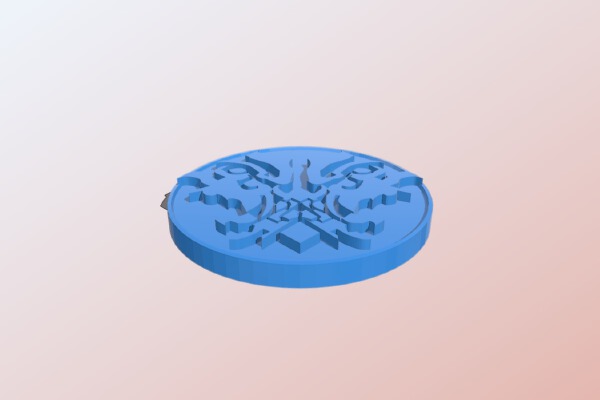 Kaiju medallion | 3d print model