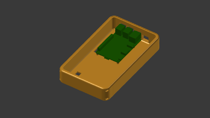 Raspberrypi 7" display enclosure | 3d print model
