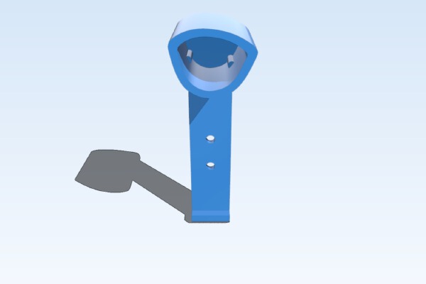 Frigidaire Refrigerator Handle Bracket | 3d print model