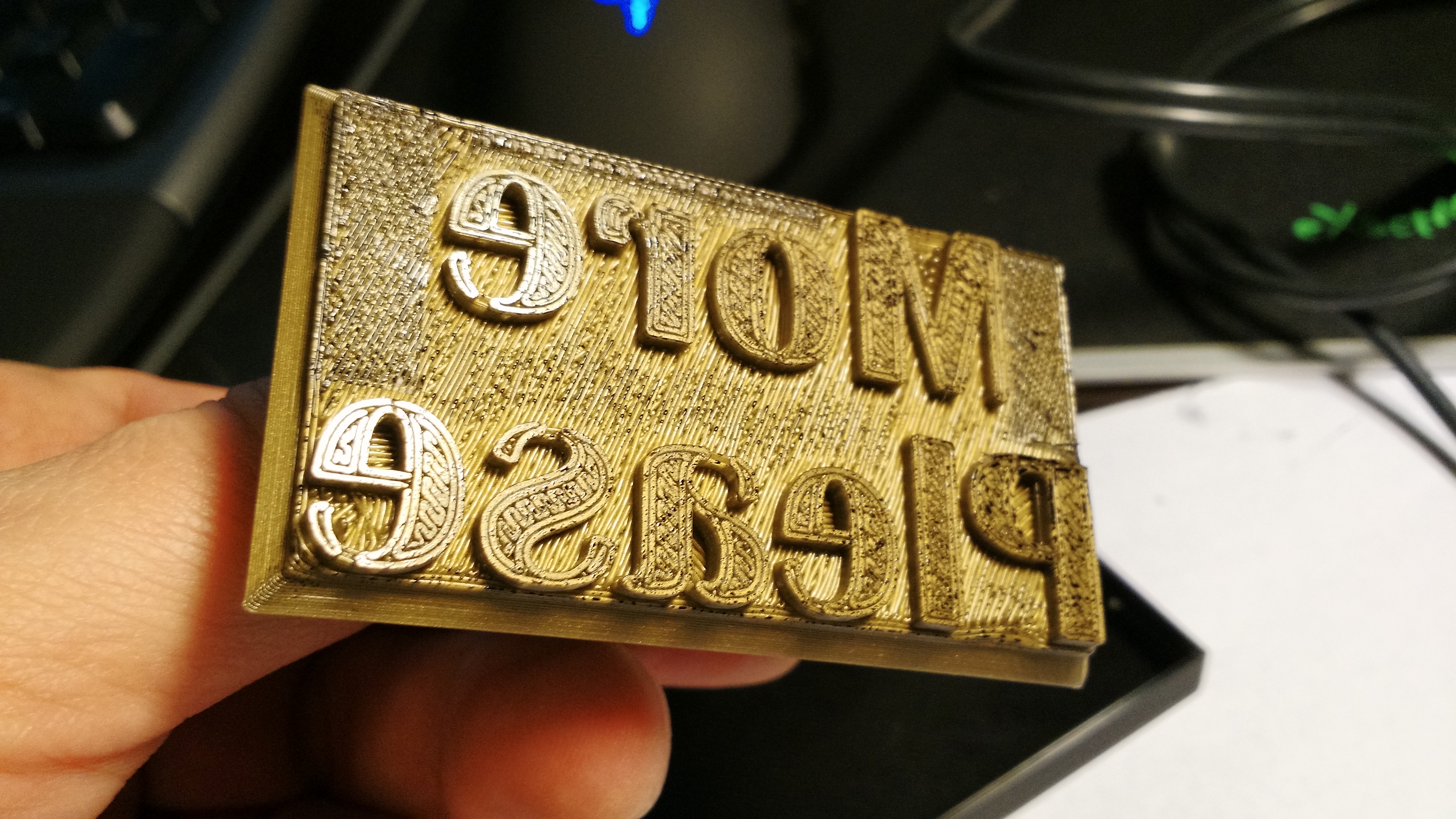 Rubber Stamp - More Please
