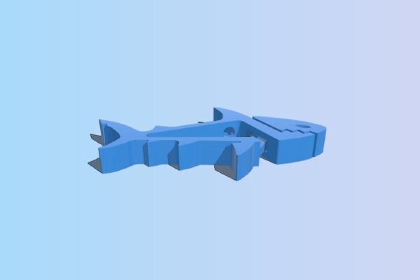 SHARKZ clip with spring for extra pinch | 3d print model