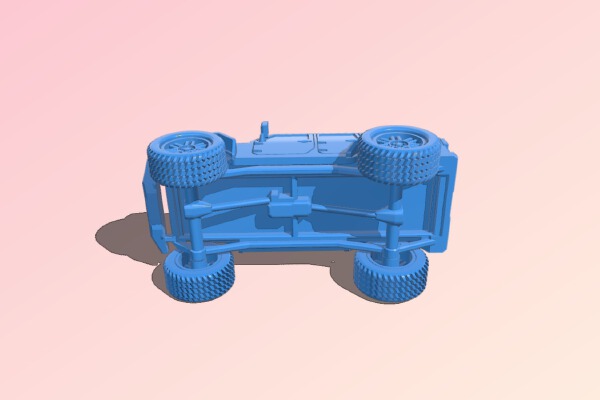 Jeep Wrangler truck | 3d print model