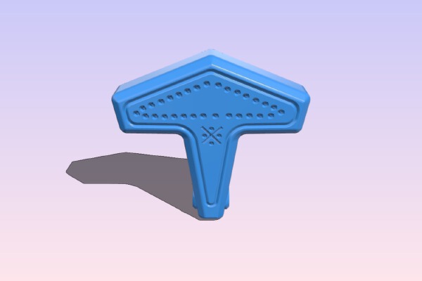 Mjolnir, Thor's hammer amulet (torshammare) | 3d print model