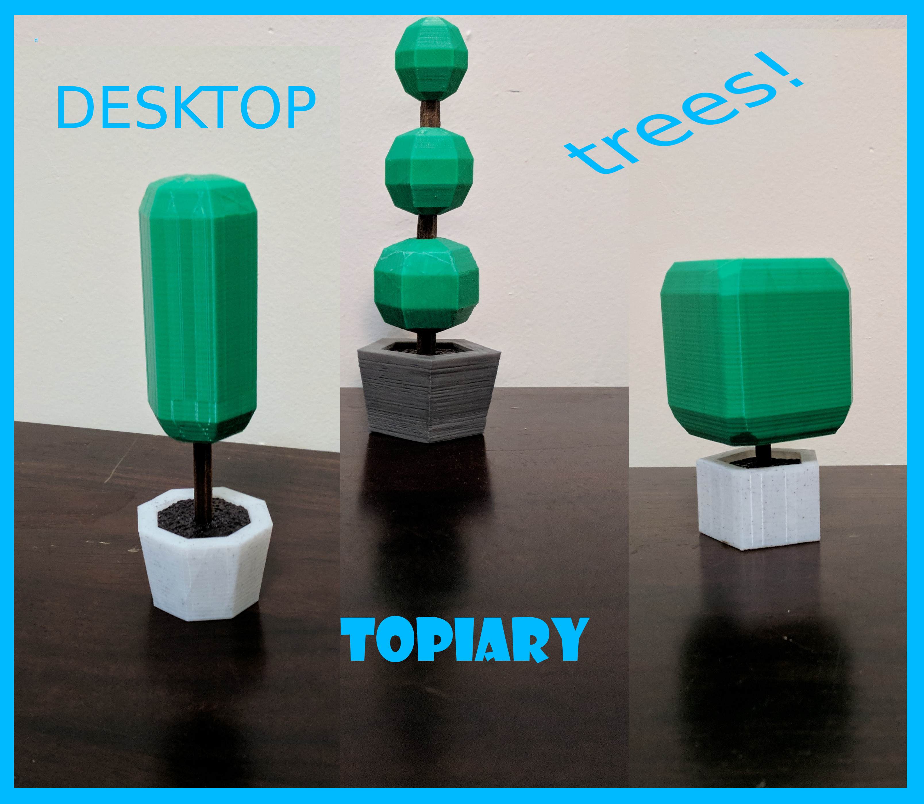 LowPoly LainTrees Topiary Series 1