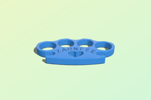 Zahnfee _  Tooth Fairy Schlagring _  Brass Knuckles | 3d print model