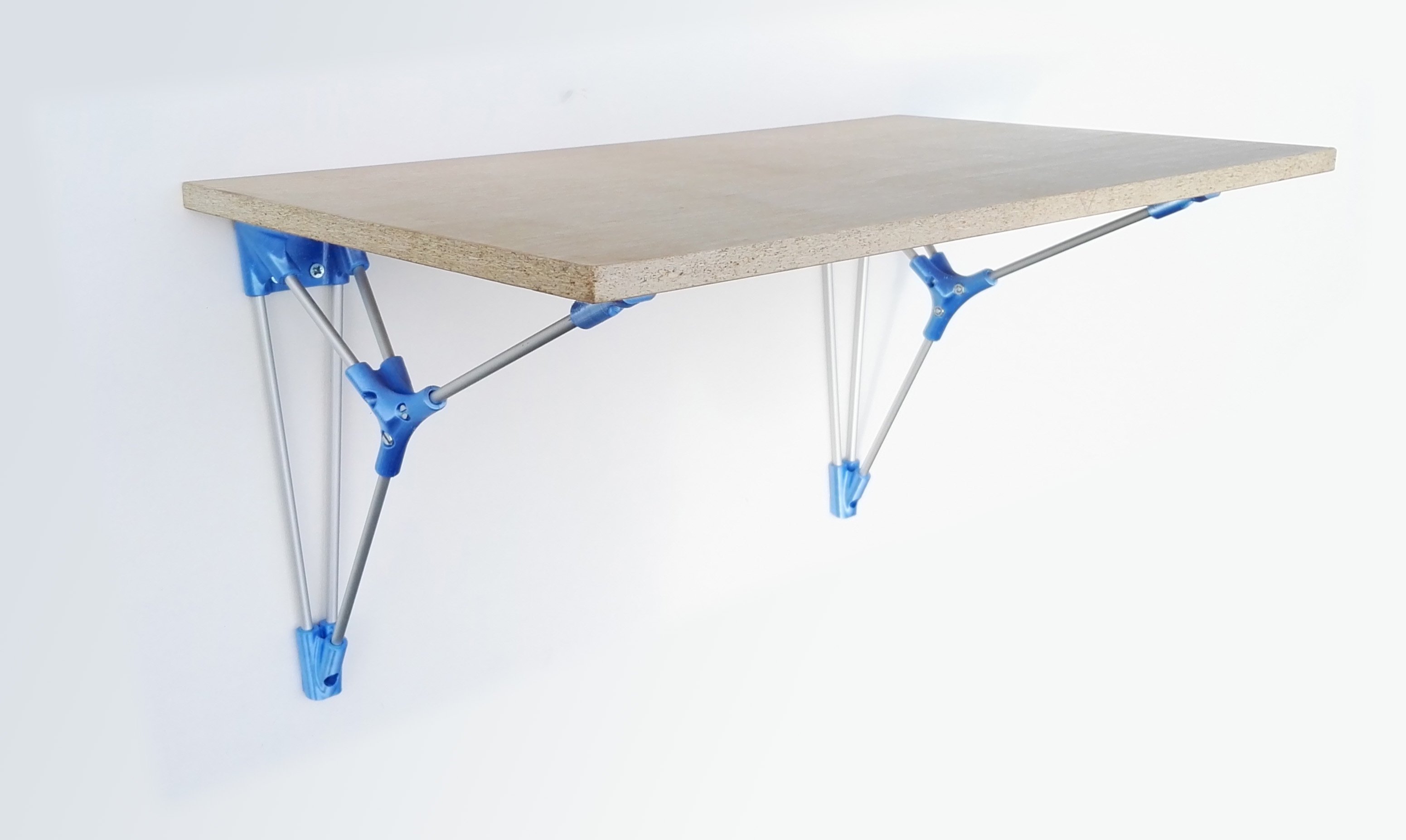 Rod and connections shelf support