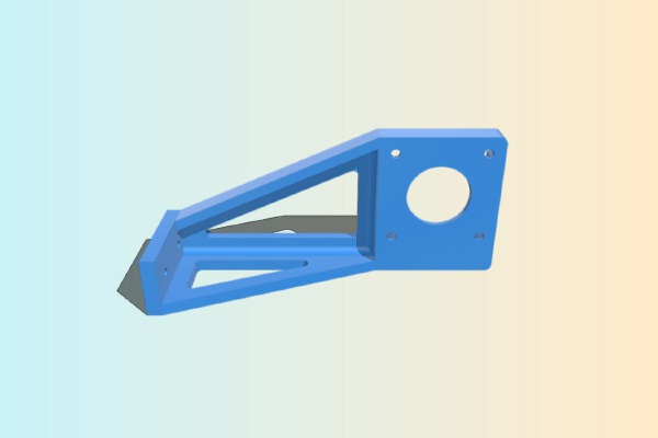 Ender 2 - Y Axis Dual Damper Support | 3d print model