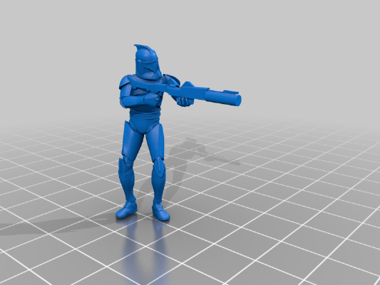 Star wars: Legion Clone trooper phase 1 | 3d print model