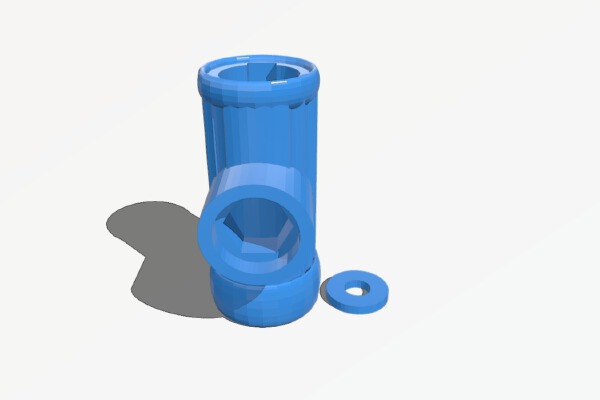 Laser Pointer Tripod Mount for Ghost Hunting and more | 3d print model