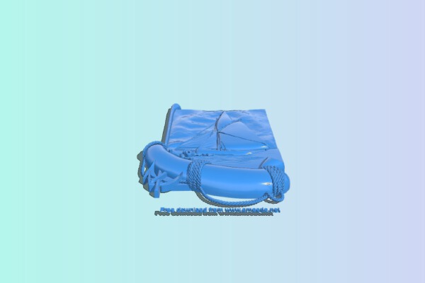 Sailboat painting | 3d print model