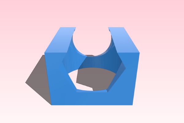 Hexagon Fan Shroud | 3d print model