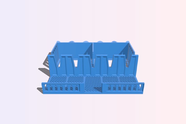 BASTION – WALL SECTION | 3d print model