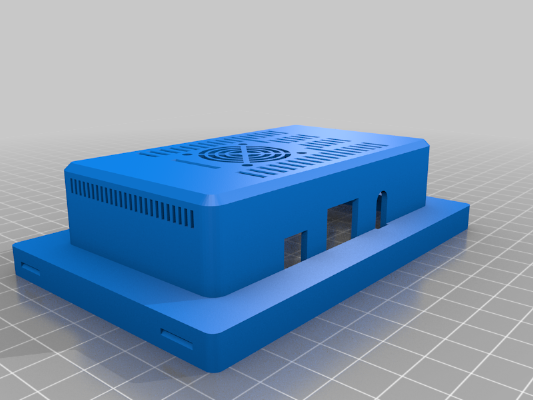 PiTFT50 Easy Stand Compact Case | 3d print model