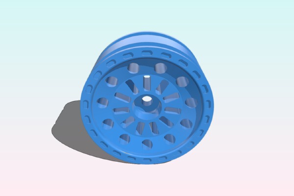 Crawler Rim 1.9 (Beadlock Style) | 3d print model