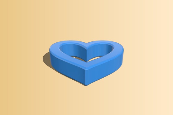 Heart pendant | 3d print model