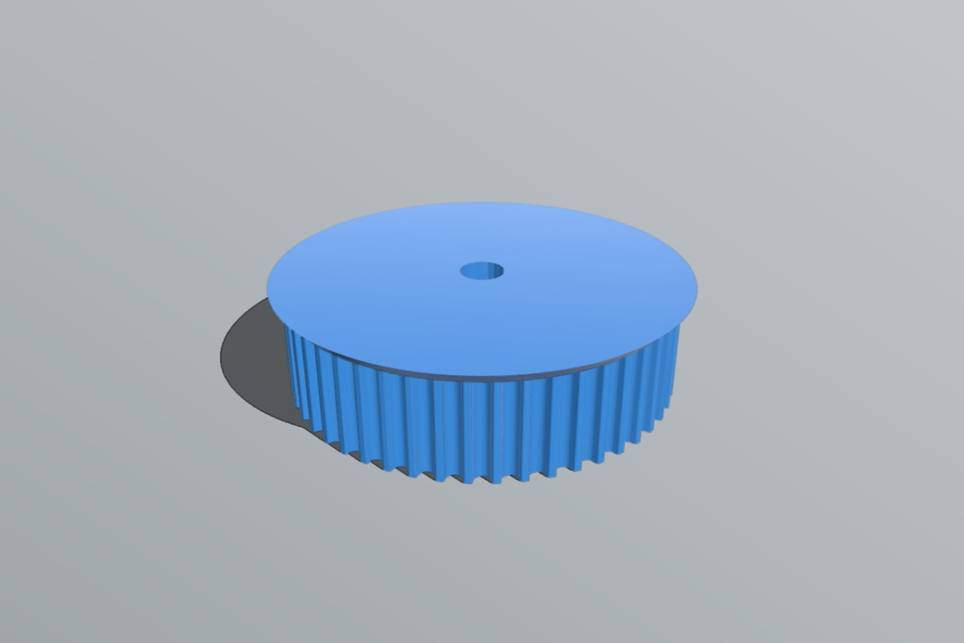 My Customized Parametric pulley - lots of tooth profiles 50