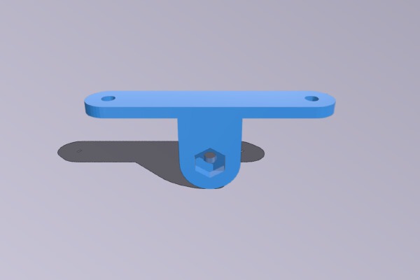 Adjustable angle mount for Rigidbot LCD panel | 3d print model