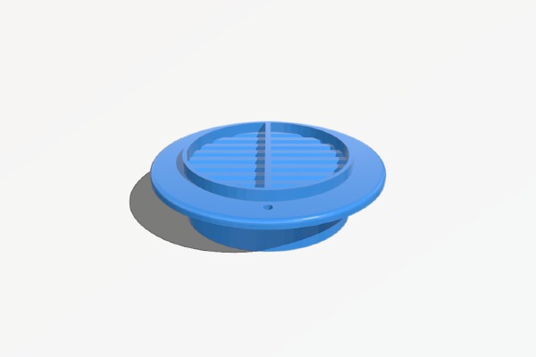  Ventilation grid for motorhome | 3d print model