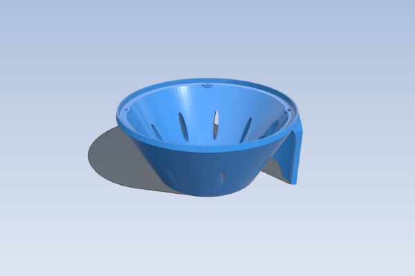 165mm car speaker pod mount for boats, RV's etc. | 3d print model