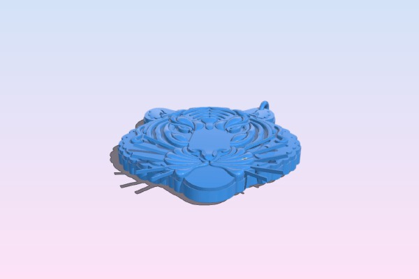 Tiger Face | 3d print model