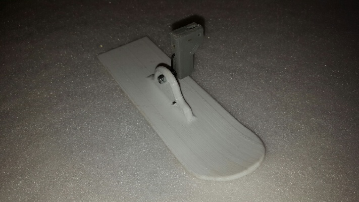 RC Plane landing gear offset_extension (for skis_floats) | 3d print model