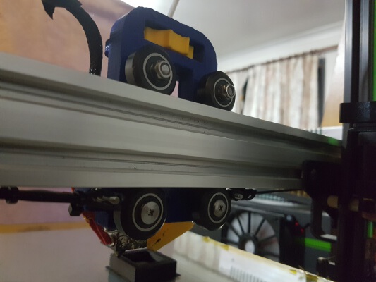 Hotend Micrometer Height Ajuster for 20_20 & 20_40 Extrusion | 3d print model