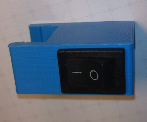 Click mount switch to Mendel Max | 3d print model