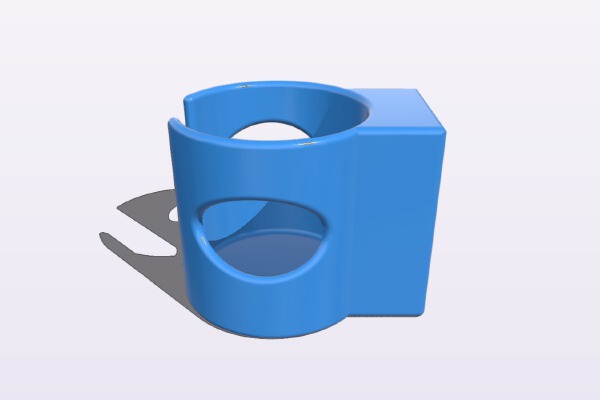 Cup Holder for wheelchairs | 3d print model