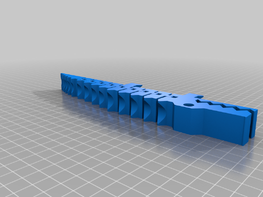  Twists & bends crocodile by orangeteacher | 3d print model