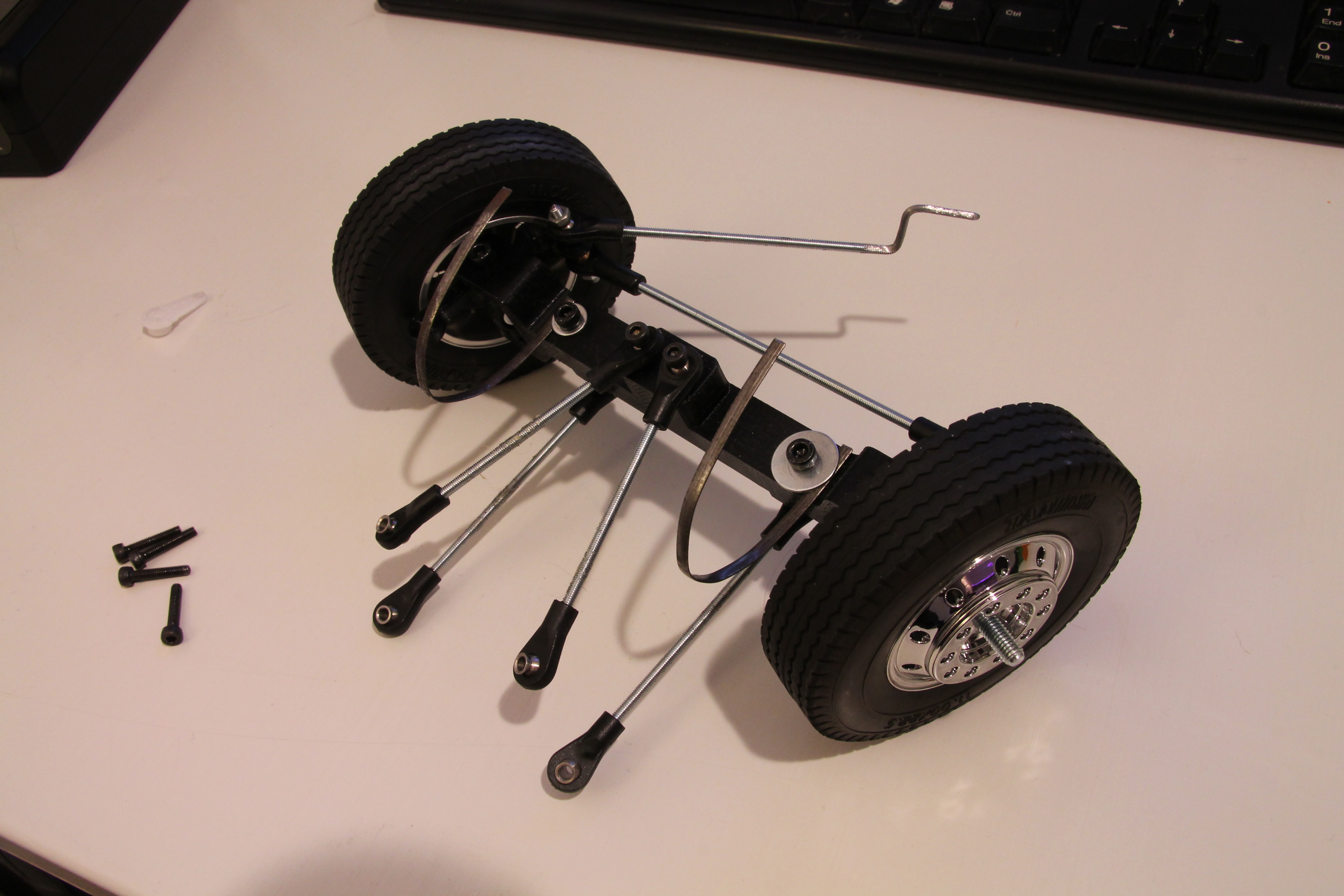 Printed truck V1: Front axle