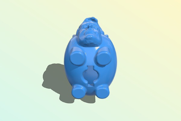 Stephen Colbert Piggy Bank | 3d print model