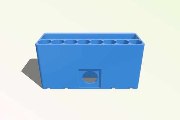 DryErase Bright Crayon Holder | 3d print model
