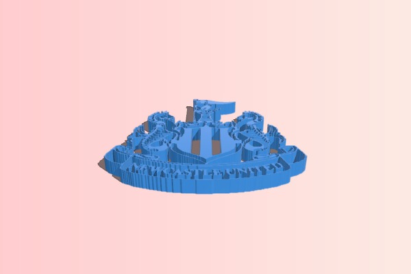 newcastle united logo | 3d print model