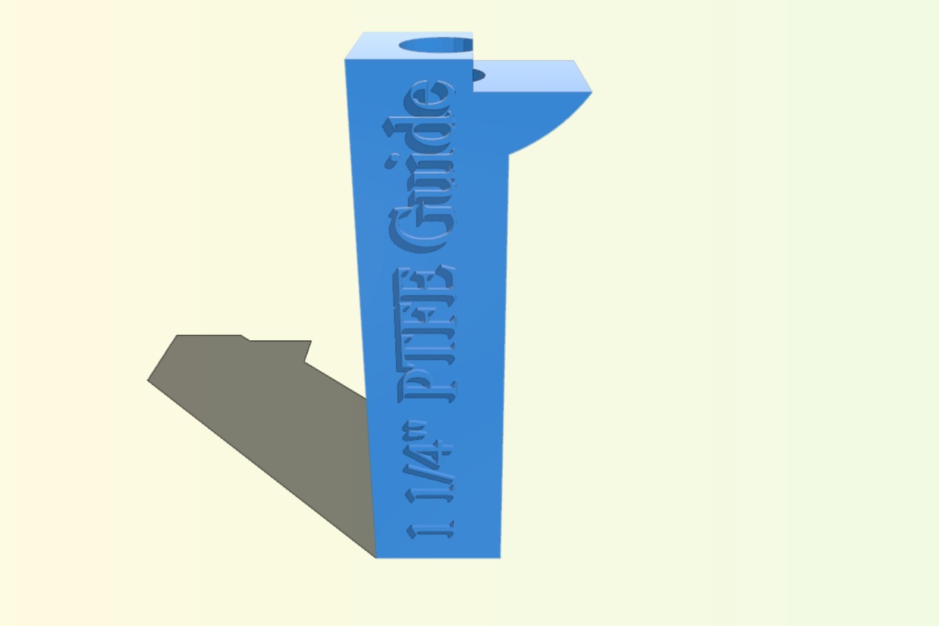 1 1_4" PTFE Tube Cutting Guide
