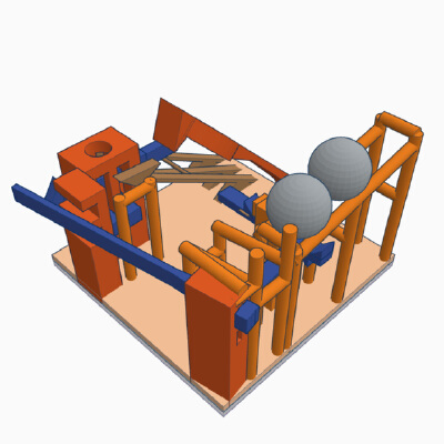 Functional Mini Catapult | 3d print model