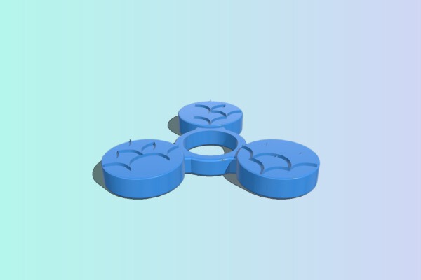 Steelers Fidget Spinner - Wingnut2k | 3d print model