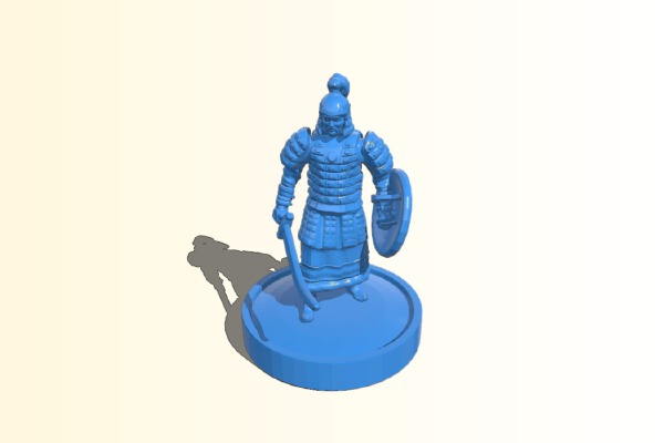 Mongolian Warrior – man | 3d print model