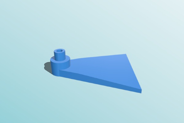 Standing lamp base for clamp on lamp | 3d print model