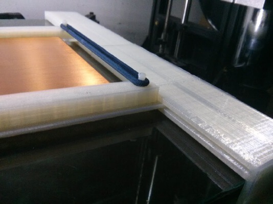 Non-intrusive PCB Mill Vice Bed Mod for Lulzbot TAZ | 3d print model