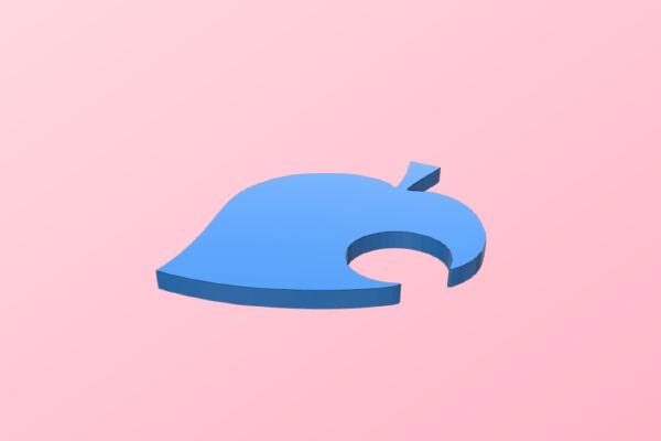 Animal Crossing Leaf | 3d print model
